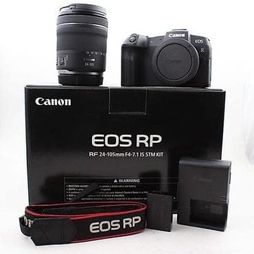 Canon EOS RP RF 24-105mm F4-7.1 IS STM Kit - Tam kadr güzgüsüz