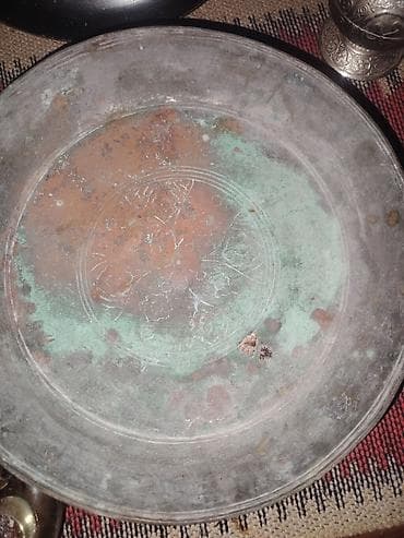 epoxy saat: Boşqablar, rəng - Qara, Metal — 4