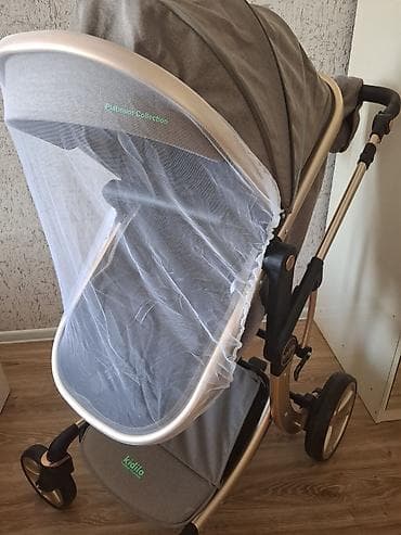 besik oyuncaq: Kidilo uşaq arabası platinium collection kofe renginde cox az istifade — 5