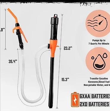 qolf car: Batareya ilə işləyən maye ötürmə pompası - Sinif: Rokboy Professional — 4