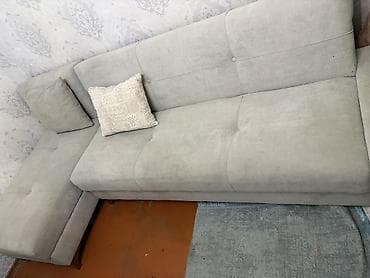 mebilər: Künc divan – boz rəng, müasir minimal dizayn2.30/1.30a ölçüsü Tep — 5