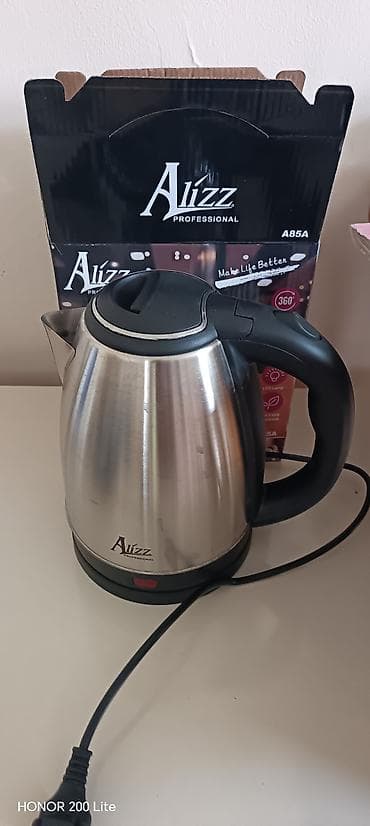 britain pişiyi: Alizz Professional A85A elektrik çaydanı - Tutum: 2.0 litr - 360° — 1