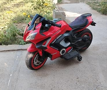 oyuncaq gitara: Uşaq üçün elektrikli motosiklet – sport dizayn. - Rəng: qırmızı/qara — 4