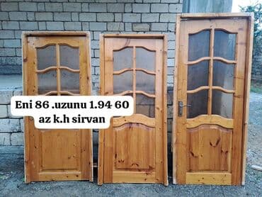 Qonaq otağı üçün İşlənmiş Otaq qapısı Zamok ilə, Zəmanətsiz, Ödənişli quraşdırma, Ünvandan götürmə