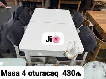 stol stul metbex: Mətbəx üçün, Yeni, 4 stul — 1