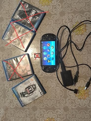 PS Vita (Sony) əl konsolu və aksesuarları - Model: PlayStation Vita