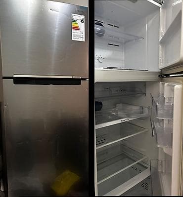 soyuducu iki kamerali: İşlənmiş 2 qapılı Samsung Soyuducu Satılır, rəng - Gümüşü — 1