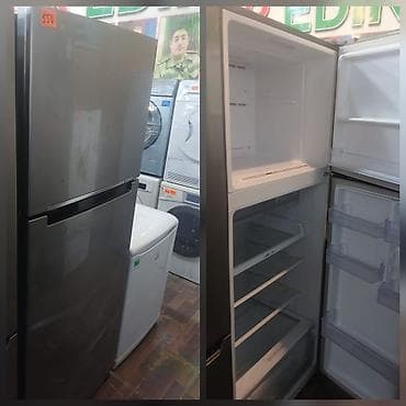 Soyuducu Paltaryuyan televizor vitrinlerin satış mərkəzi: İki qapılı soyuducu (üst hissə – dondurucu, alt hissə – soyuducu lalafo.az -da Soyuducu Paltaryuyan televizor vitrinlerin satış mərkəzi: İki qapılı soyuducu (üst hissə – dondurucu, alt hissə – soyuducu