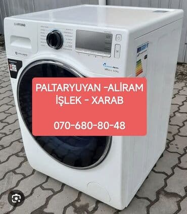 Paltaryuyan ustası xidməti. - Paltaryuyan maşınlarının peşəkar