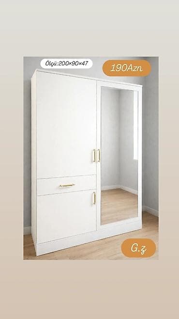 *Dolab 2 qapılı 190Azn* *İstehsal Rusiya Laminat 18/lik qalınlıqda*