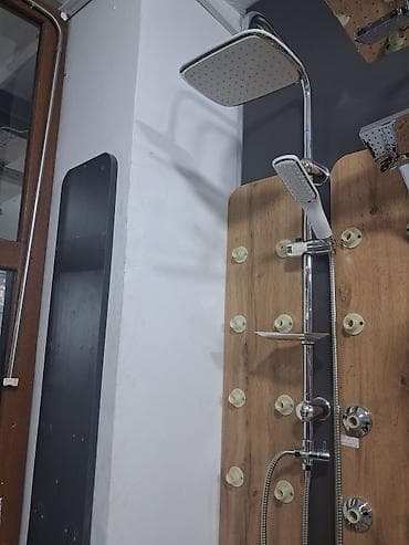 duş kabinələri: Duş sistemi – yağış duşu və əl duşu komplekti - Üst yağış duşu: iri — 3