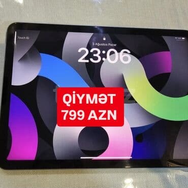 Apple iPad: ‼️APPLE IPAD AIR4 SATILIR ❗️QİYMƏT 799 AZN ‼️Planşeti təxminən 1 — 2