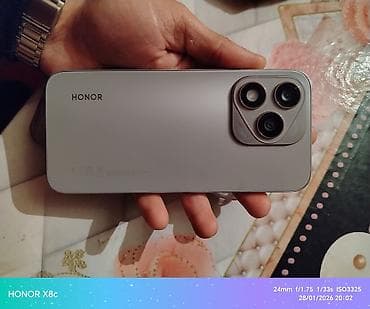 tank telefon: Honor 400 Lite, 256 GB, rəng - Gümüşü, İki sim kartlı — 4