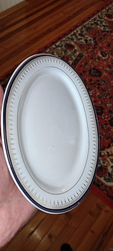 versace servis: Nahar dəsti, rəng - Ağ, Keramika — 9