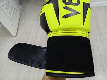 boks elceyi: Venum boks əlcəyi - reng/neon sarı əlcək 1 ay işlənib — 5