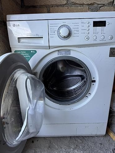 Aristonlar: Paltaryuyan maşın LG, 6 kq, İşlənmiş, Avtomat, Qurutmasız, Kredit yoxdur, Ünvandan götürmə — 3