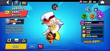 bag evinde is: Brawl Stars hesabı. Hesabın görüntülərdə görünən əsas göstəriciləri — 5