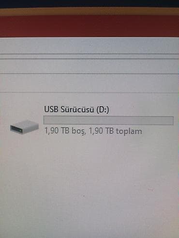hard disk 4 tb: 2TB USB flaş yaddaş - Tutum: 1.90 TB (exFAT fayl sistemi olaraq — 3