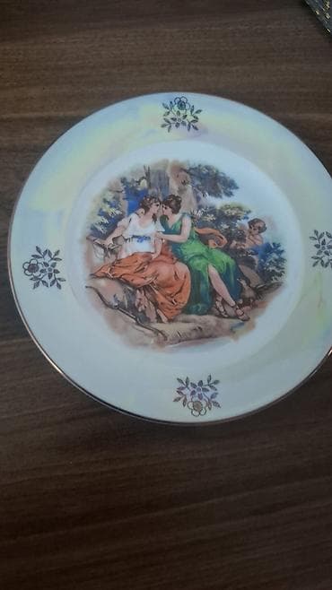 çay servis: Çay dəsti, rəng - Ağ, Farfor — 6