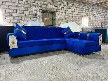 deri divan: Künc divan, Qonaq otağı üçün, Parça, Açılmayan — 4