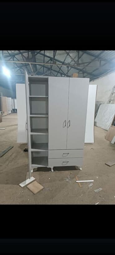 polkalı şkaf: Yeni, Açılan, 3 qapılı Düz dolab, Qarderob, paltar dolabı, Türkiyə — 22