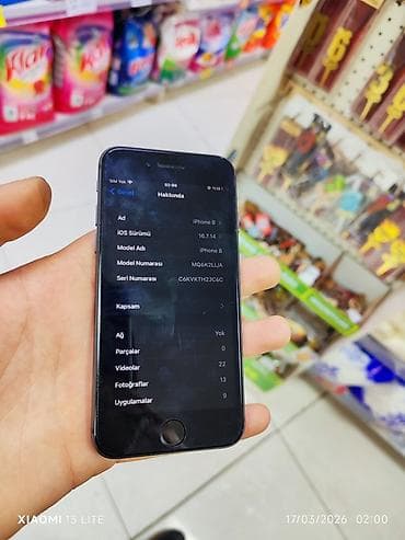 iphone se ekran: IPhone SE 2020, 64 GB, Qara, Barmaq izi — 8