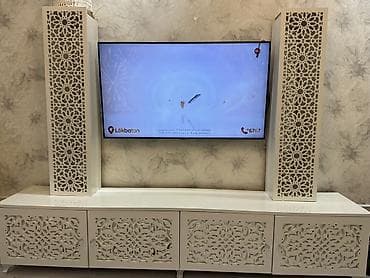 alkapon material: Düz TV altlığı — 1
