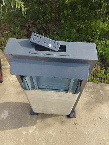 Açıq məkanlar üçün zibil qutuları - Model 1: Metal gövdəli, üstü — 3