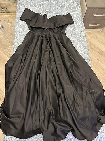 donlar toy: Yalnız 1 dəfə veçerə geyinilib Zərif qara axşam/gecə geyimi - Model — 3