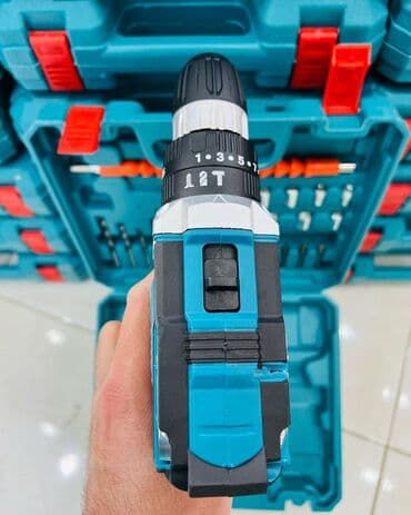 zaryatqa direl: Yeni Zərbəli drel Akkumulatorlu, Pulsuz çatdırılma — 3