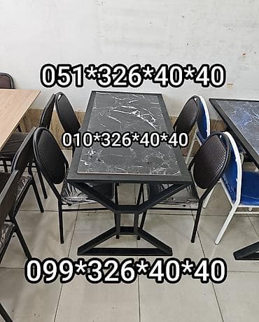 taxta stollar: Mətbəx üçün, Yeni, Açılmayan, Dördbucaq masa, 4 stul — 10