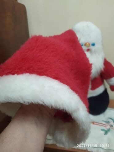 şaxta baba şəkilləri çəkmək: Мягкая игрушка большой дед мороз Советского времени,высота 50 см,можно — 4
