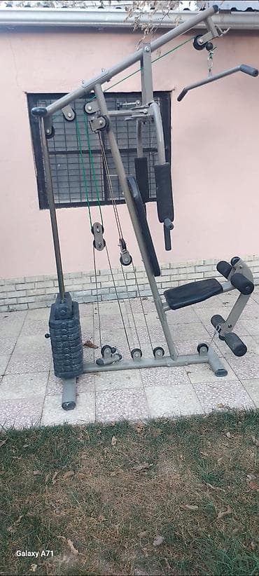 gitara kabel: American Fitness çoxfunksiyalı güc trenajoru - Tam bədən məşqləri — 3