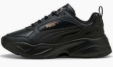 PUMA Retro Runner (tam qara) - Üst material: hamar sintetik dəri