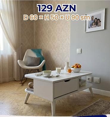 perla stol: Oval masa, Açılmayan, Təkərsiz, Zəmanətsiz — 1