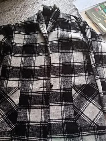 Bentley: Qara-ağ dama naxışlı qadın jaketi - Model: yumşaq toxumalı, qış-payız — 2