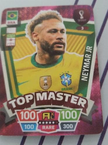 Futbolçu kartı – Neymar Jr. “Top Master” (RARE) - Mövzu: FIFA Dünya