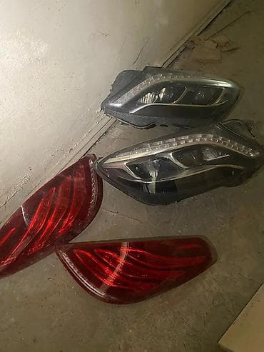 s class yan guzguleri: Mersedes-Benz C class üçün ön və arxa işıqlar komplekti - Ön faralar — 1