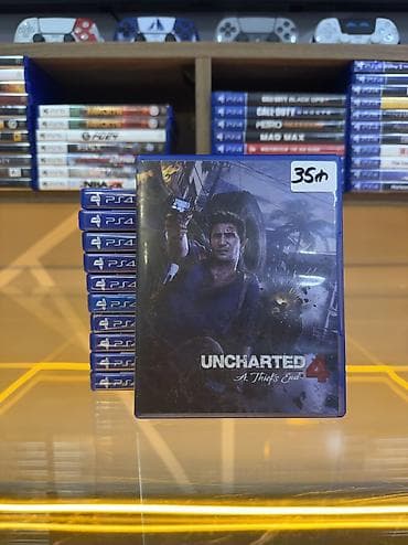 ssd har disk: Uncharted 4-PS4 diski Oyun diski tam işlək vəziyyətdədir, heç bir — 1