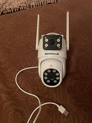güneş panel kamera: SZSINOCAM WiFi təhlükəsizlik kamerası – model TY-Q2 - İki antenli — 1