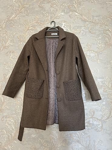 Paltolar: Palto, Max Mara, 2XL, rəng - Qəhvəyi — 1