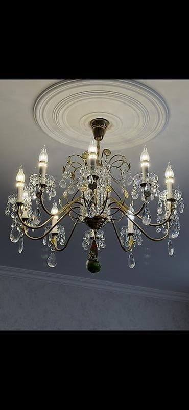 Şəkillər, tablolar: Çılçıraq, 10 və daha çox lampa, Metal — 2