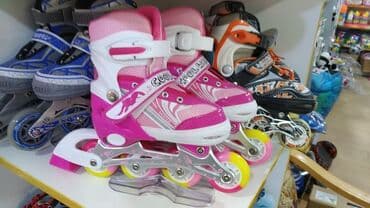 uşaqlar üçün tekerli krosovkalar: Roliklər, kaykaylar 🛼 🔹️ ölçüsü S -31-34var📏 🔹Gel, işıqlı təkərlər 🔖 — 1