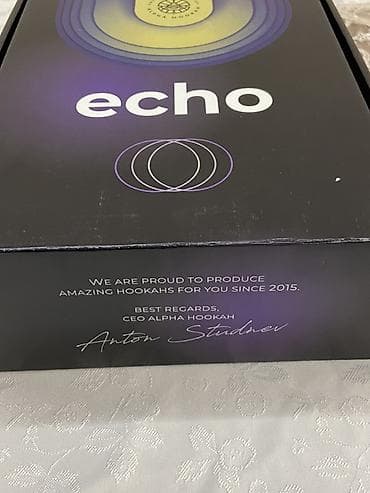Premium Alpha Hookah Echo nargilə seti Üzərində 1 ədəd saxsı çaşka 1 — 6