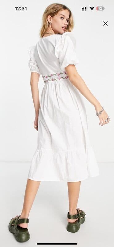 работа возьму девушку на работу: Повседневное платье, Миди, Asos, S — 2