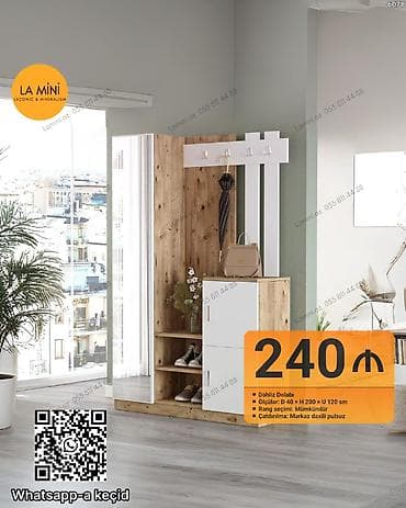 dehliz mebel: Dəhliz dolabı – laconic və minimalist dizayn Xüsusiyyətlər: - Tam — 1