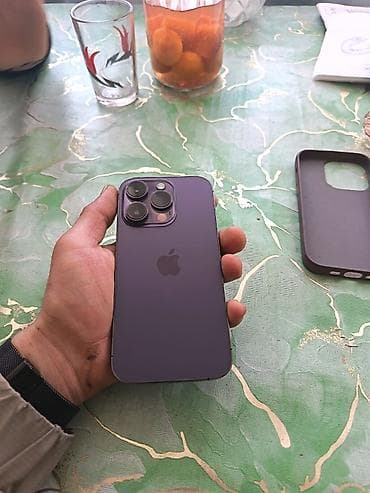 simsiz telefon: IPhone 14 Pro, 256 GB, Simsiz şarj, Face ID — 4