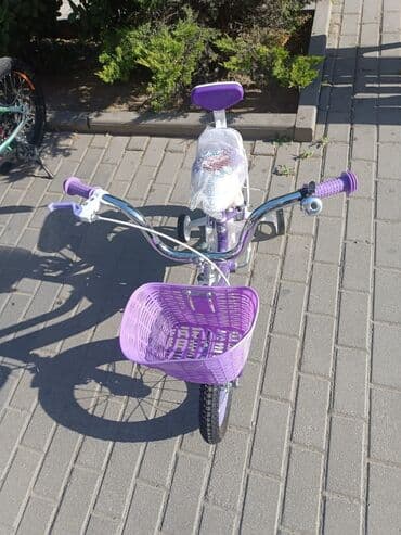 qızlar üçün hədiyyələr: Yeni İki təkərli Uşaq velosipedi 12", sürətlərin sayı: 1, Ünvandan götürmə — 26