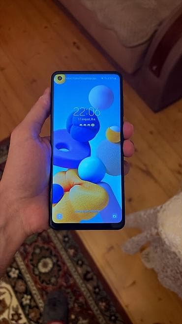samsung tab4: Samsung Galaxy A21S, 32 GB, Barmaq izi — 1