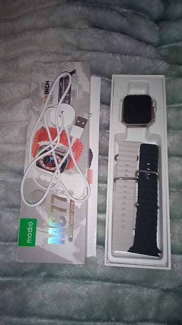 Yeni, Smart saat, Modio, Sensor ekran, rəng - Qara